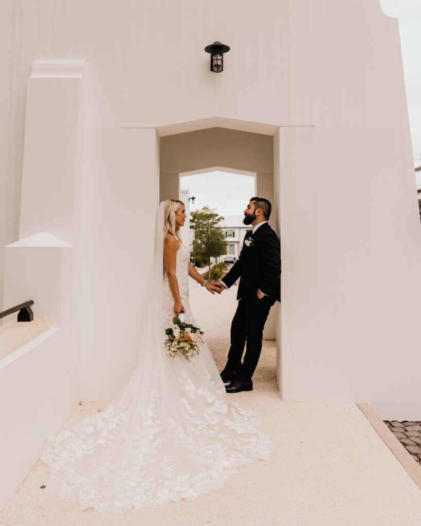 Alys Beach elopement. Florida destination wedding photographer and videographer. 30A wedding. Greece elopement