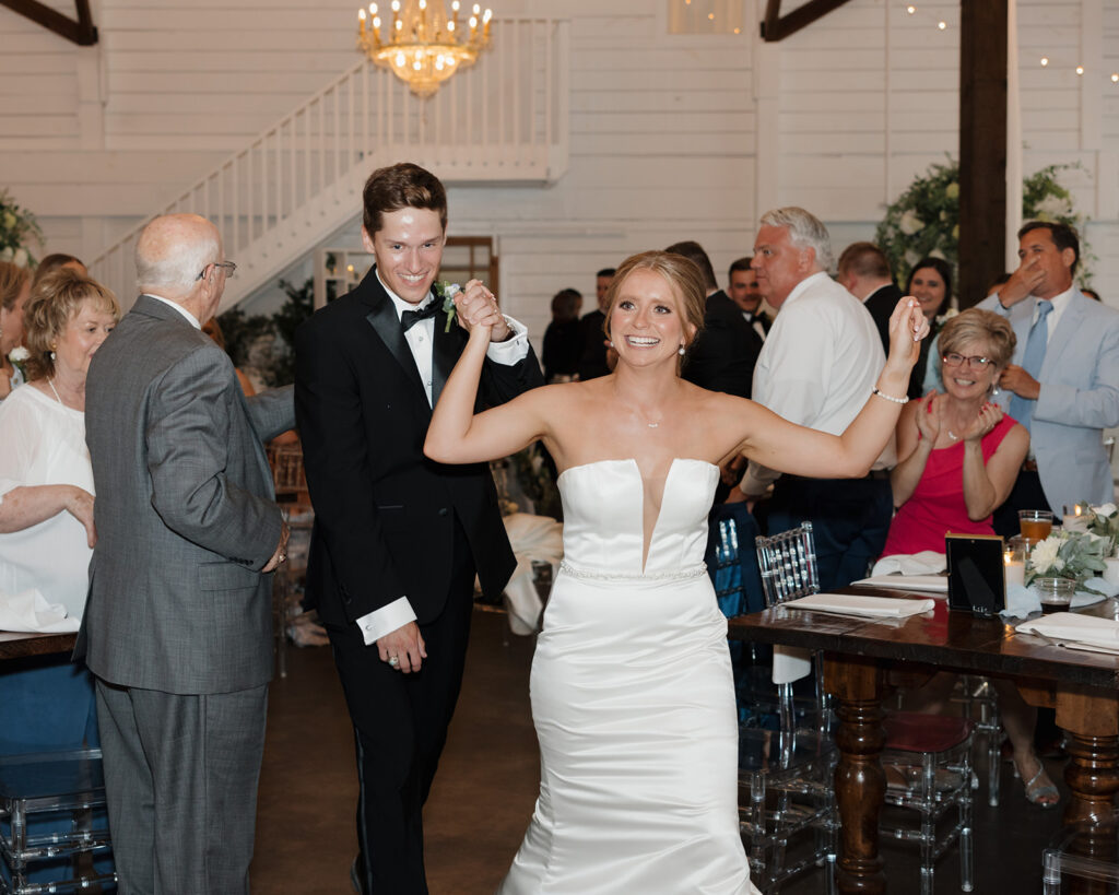 bride and groom dance