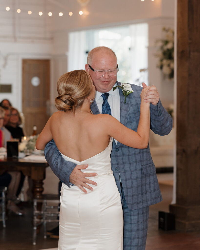 bride and father dance