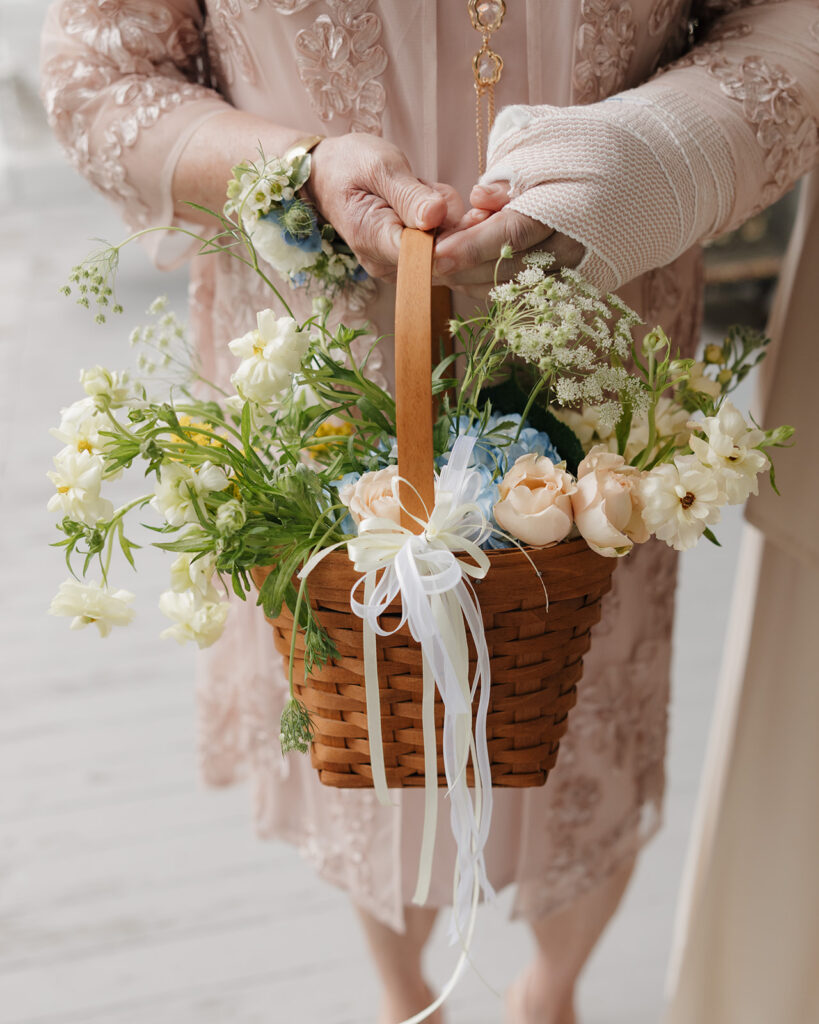 basket of flowers