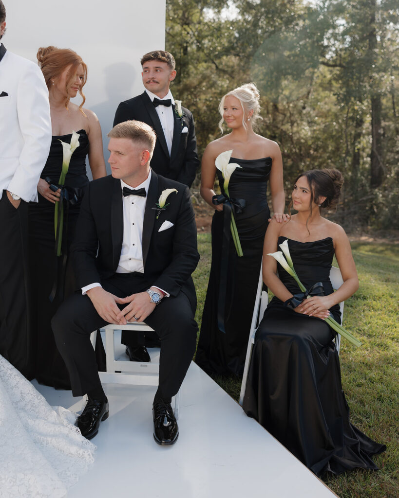 bridesmaids and groomsmen talk