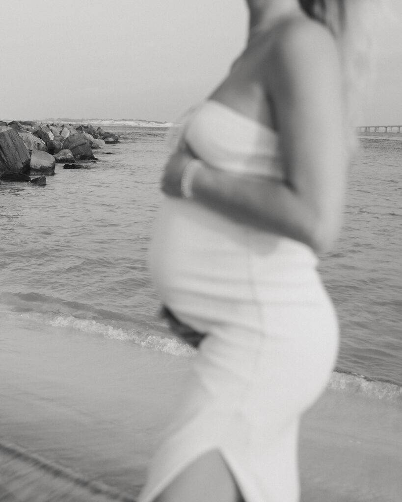 baby bump on Destin Florida beach