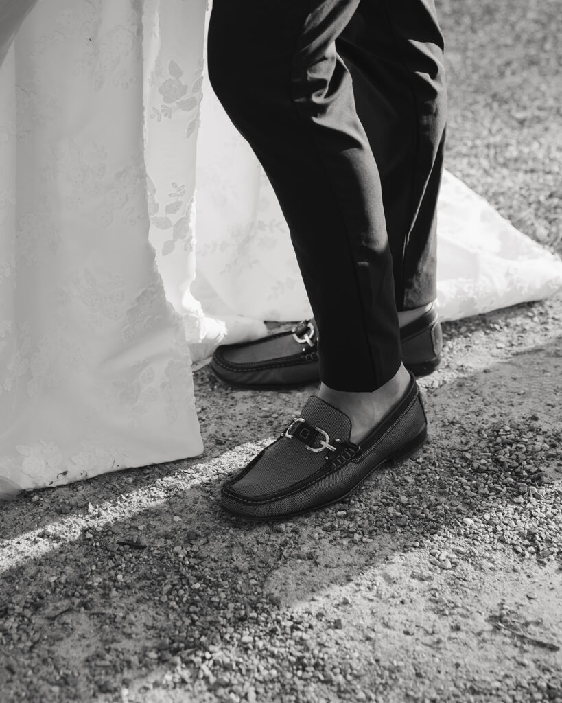 groom's wedding day shoes
