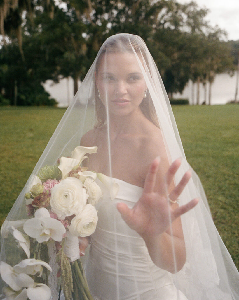 bride under the veil
