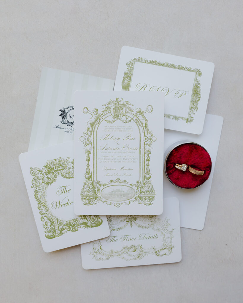 wedding invitations for a Florida wedding